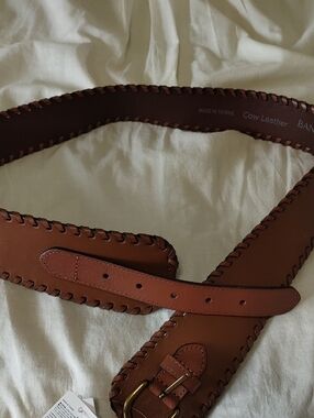 Banana Republic Women's Braided-Edge Corset Belt